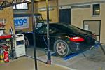 Porsche Cayman on dyno